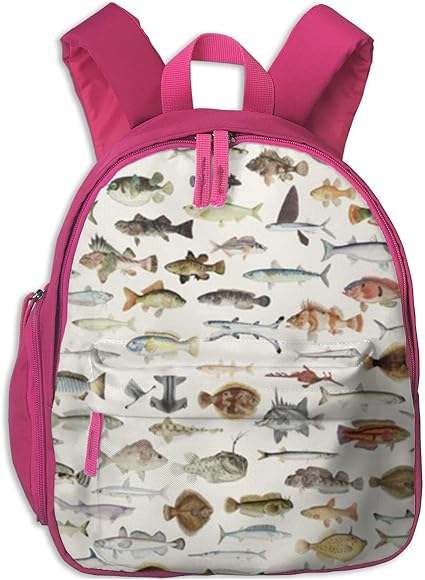 Amazon 魚の絵 迷子防止リュック バックパック 子供用 子ども用バッグ ランドセル 高品質 レッスンバッグ 旅行 おでかけ 学用品 子供の贈り物 ベビー マタニティ ベビー マタニティ 通販