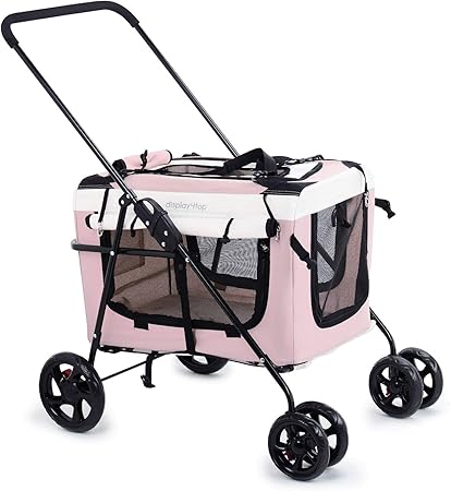 pink cat stroller