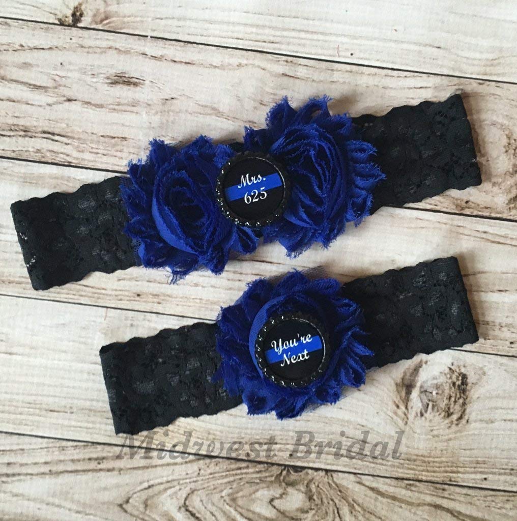 Thin blue line garter Clearance