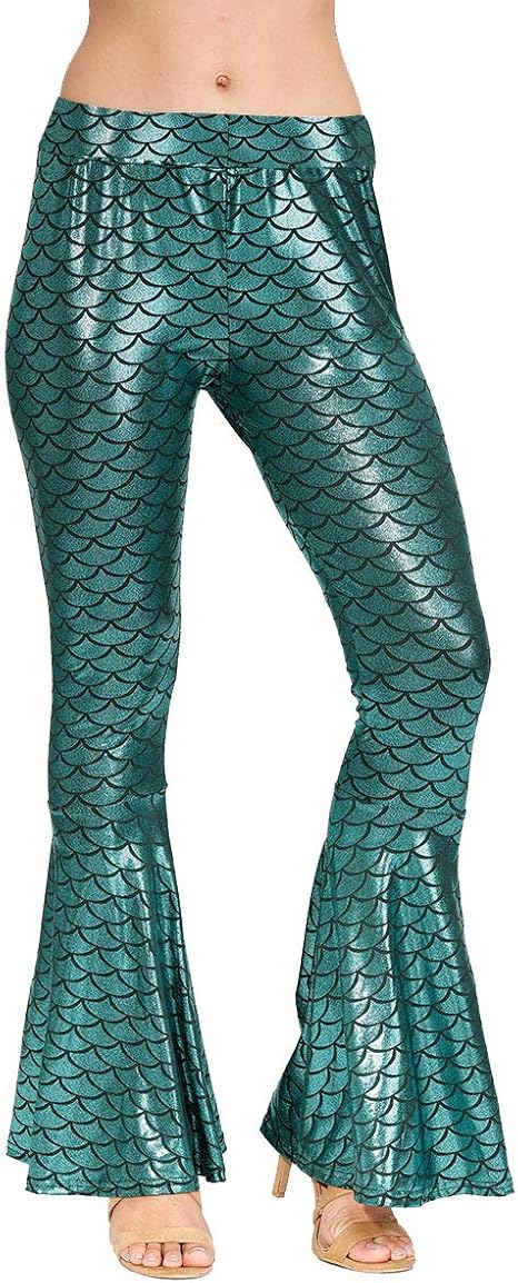 mermaid flare leggings