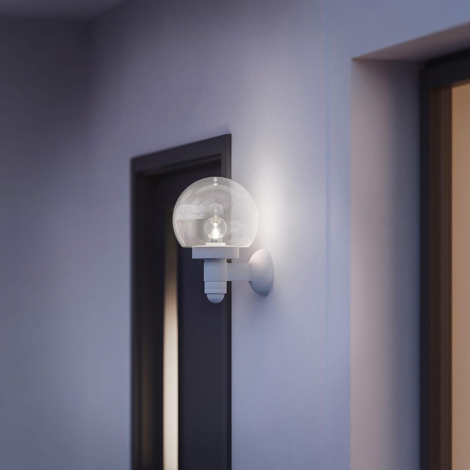 Steinel Outdoor Wall Light L 115 S Anthracite, 240° Motion Sensor, 12 m Range, Basic Light, Continuous Light, Soft Light Start - Image 5