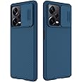 WVOZWWO for Xiaomi redmi Note 12 Pro Plus 5G Case, Slim case Protective Cover with Camera Protector Hard PC TPU Ultra Thin Anti-Scratch Phone Case for Redmi Note 12 pro+ Plus 5G (Blue)