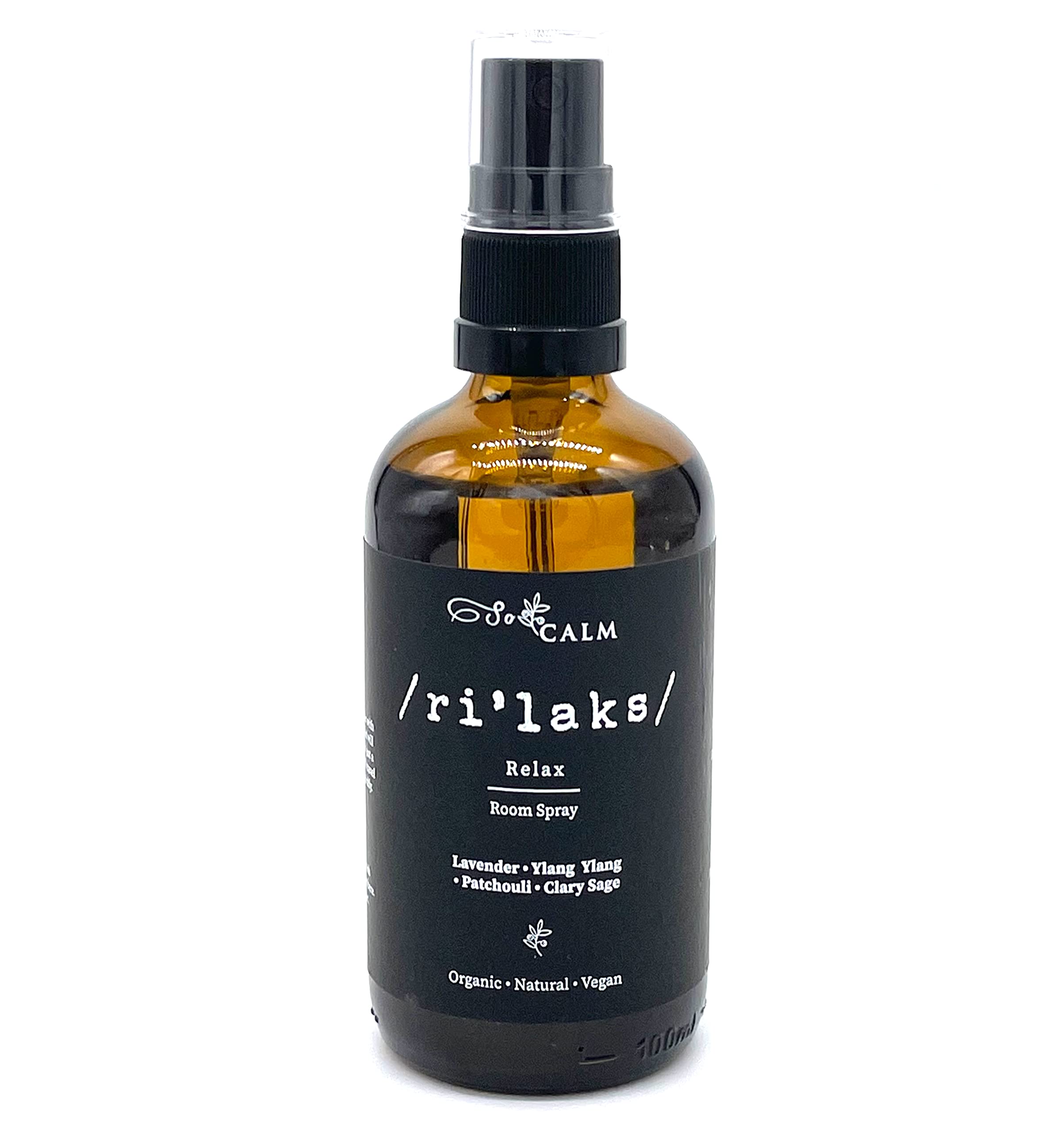 SO CALM Relax Lavender & Ylang Ylang Essential Oil Room and Pillow Sleep Spray 100% Natural & Eco Friendly | 100ml