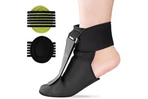YAMPAHPA Plantar Fasciitis Relief Night Splint,Planters Facetious Brace Relief with Arch Support for Sleeping, Foot Drop ,Achilles Tendonitis ,Planters Facetious Relief Night Sling for Women & Men(Medium)