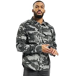 Brandit Men's Vintage Long Sleeve Shirt, with