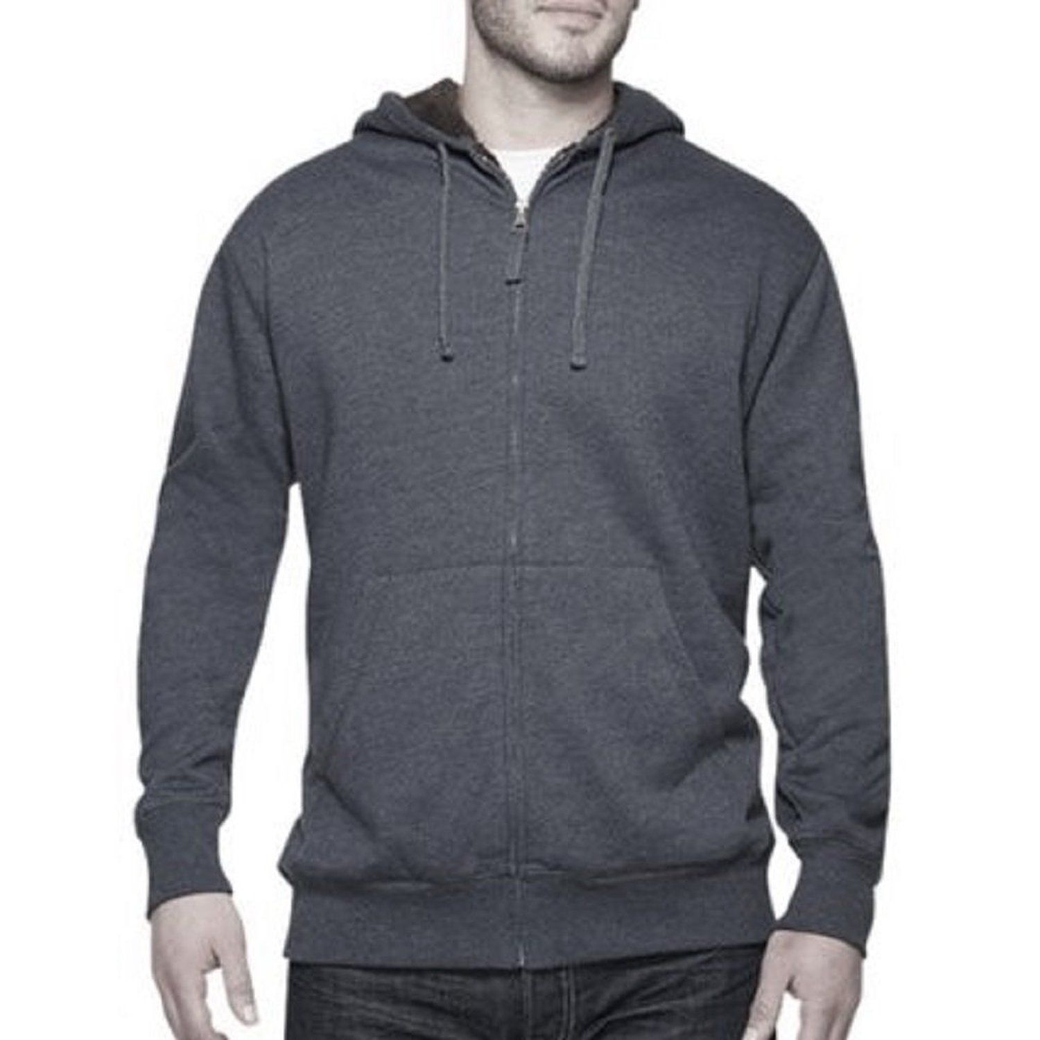 weatherproof vintage men's sherpa lined fleece hoodie