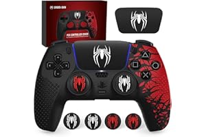 Darno Anti-Slip Silicone Skin for Ps5 Controller, Ps5 Controller Accessories, Soft Protective Cover Case for PlayStation 5 Control Grip with Touch Pad Stickers