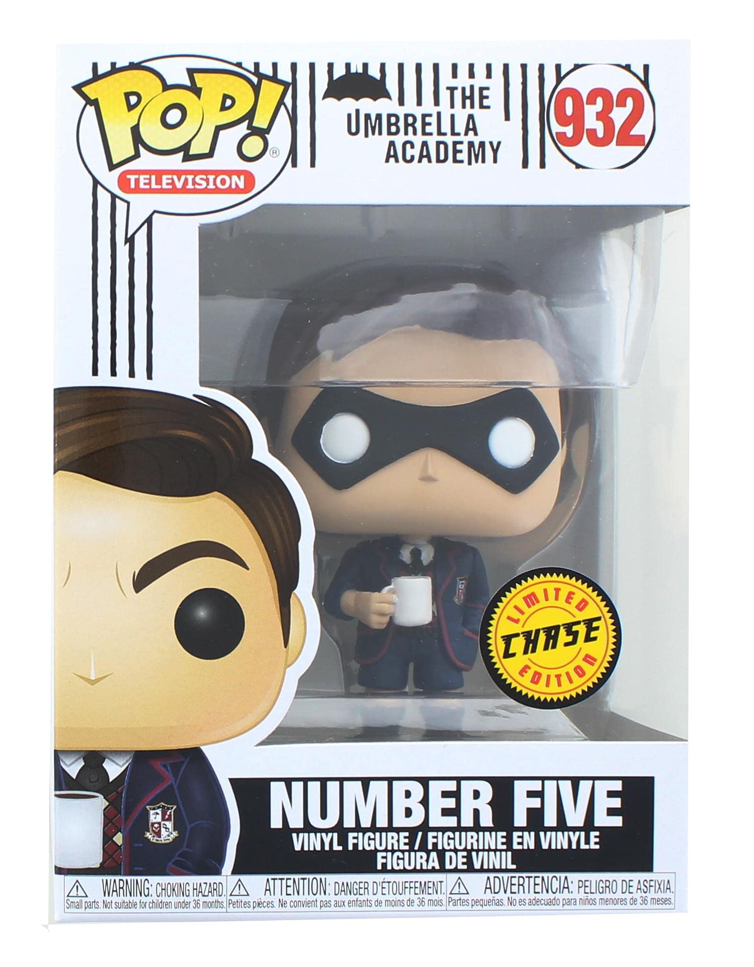 Pop! TV: Number Five Chase Edition Pop! Vinyl Figure (Includes Compatible Pop Box Protector Case)
