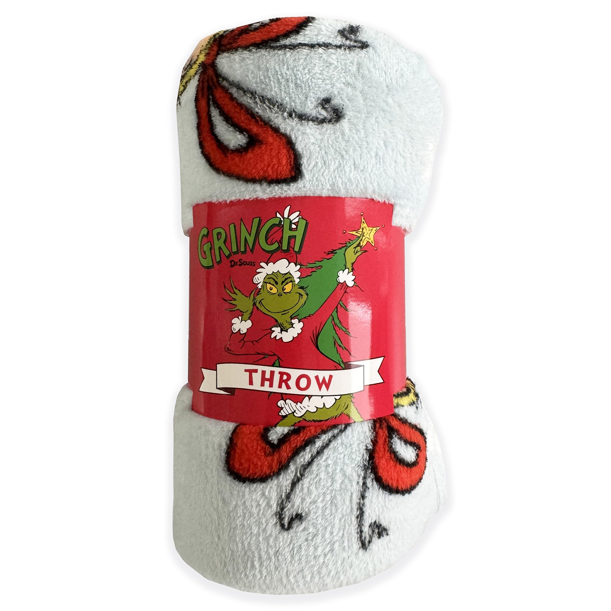 Coco Moon The Grinch Snowflakes Fleece Blanket | The Grinch Fleece Blanket, Christmas Blanket, Grinch Themed Throw Blanket, Ideal Blanket For Bed