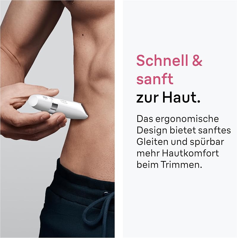 Body Mini-Trimmer Damen, Haarentfernung, BS1000, Weiß