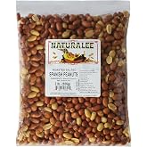 Naturalee Peanuts, With Skin Spanish Peanuts 2 lbs - Roasted &amp; Salted | Heart Healthy Snack, Packed with Protein, Delicately Roasted