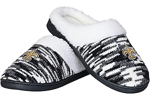 FOCON FOCO NFL Sherpa Lined Colorblend Cup Sole Slippers