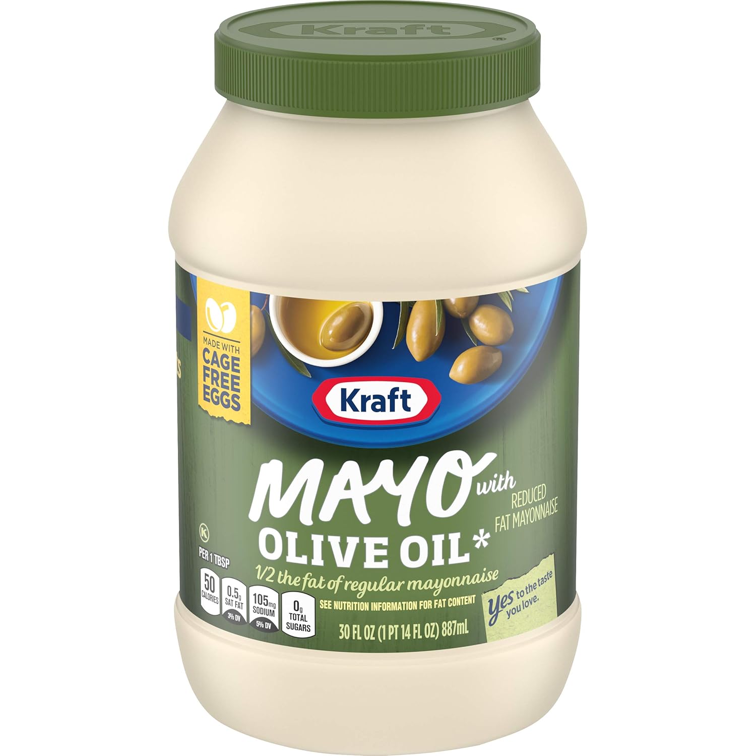 Amazon Com Kraft Mayo Olive Oil Mayonnaise 30 Oz Jar Grocery Gourmet Food