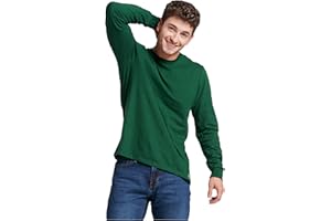Russell Athletic Men's Basic Cotton Long-Sleeve T-Shirt
