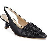 Womens Sling Back Kitten Heels Low Dress Shoes Slingback Pumps Pointed Closed Toe Comfortable Party Office Sandals