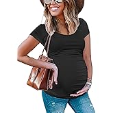 Peauty Women's Maternity Side Ruched Shirts