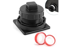 YHXMARSCAN Stock Tank Drain Plug Kit for Rubbermaid Commercial Stock Tank Drain 50/70/100/150/300 Gallon Stock Tank Float Valve Drain Replacement