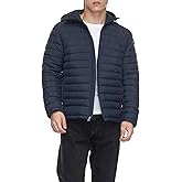 Rokka&Rolla Men's Lightweight Water-Resistant Quilted Puffer Jacket