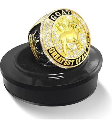 Amazon.com : Legacy Rings Goat Championship Trophy Ring Award Gift