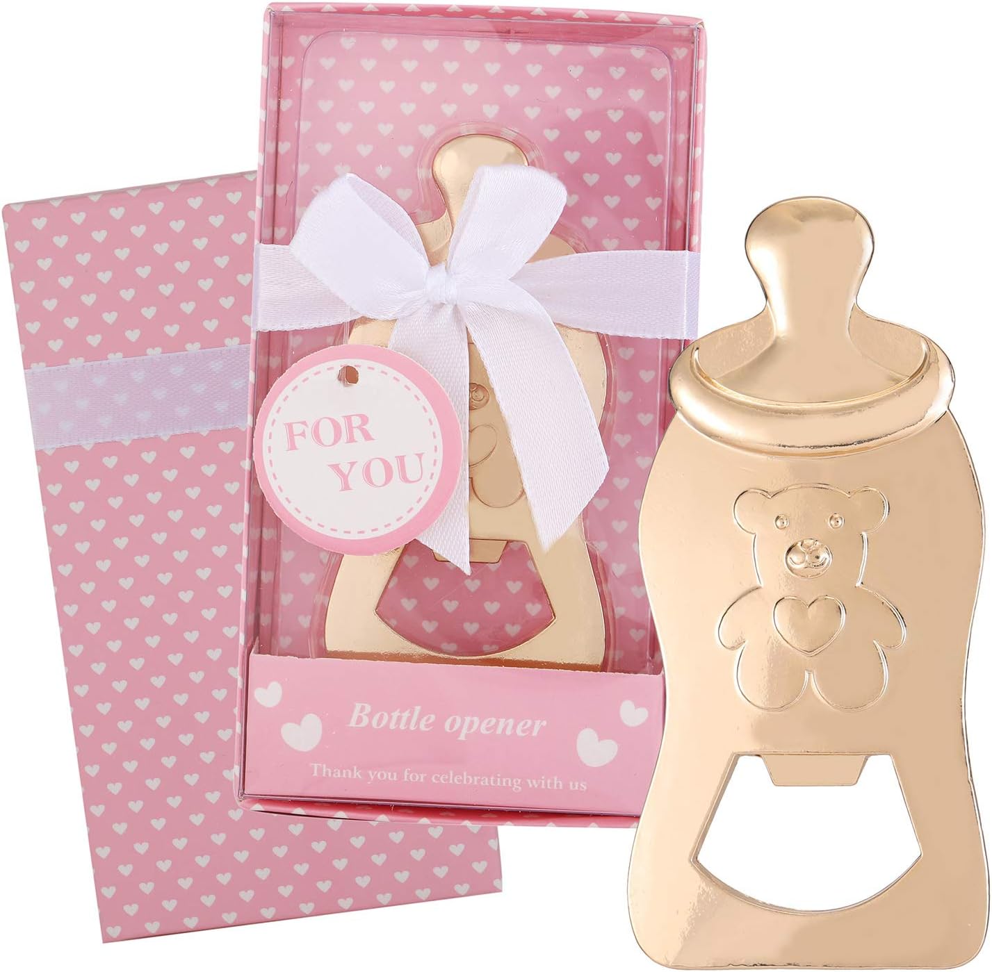 Pack of 16 Bottle Opener Boy Baby Shower Party Favor Bottle