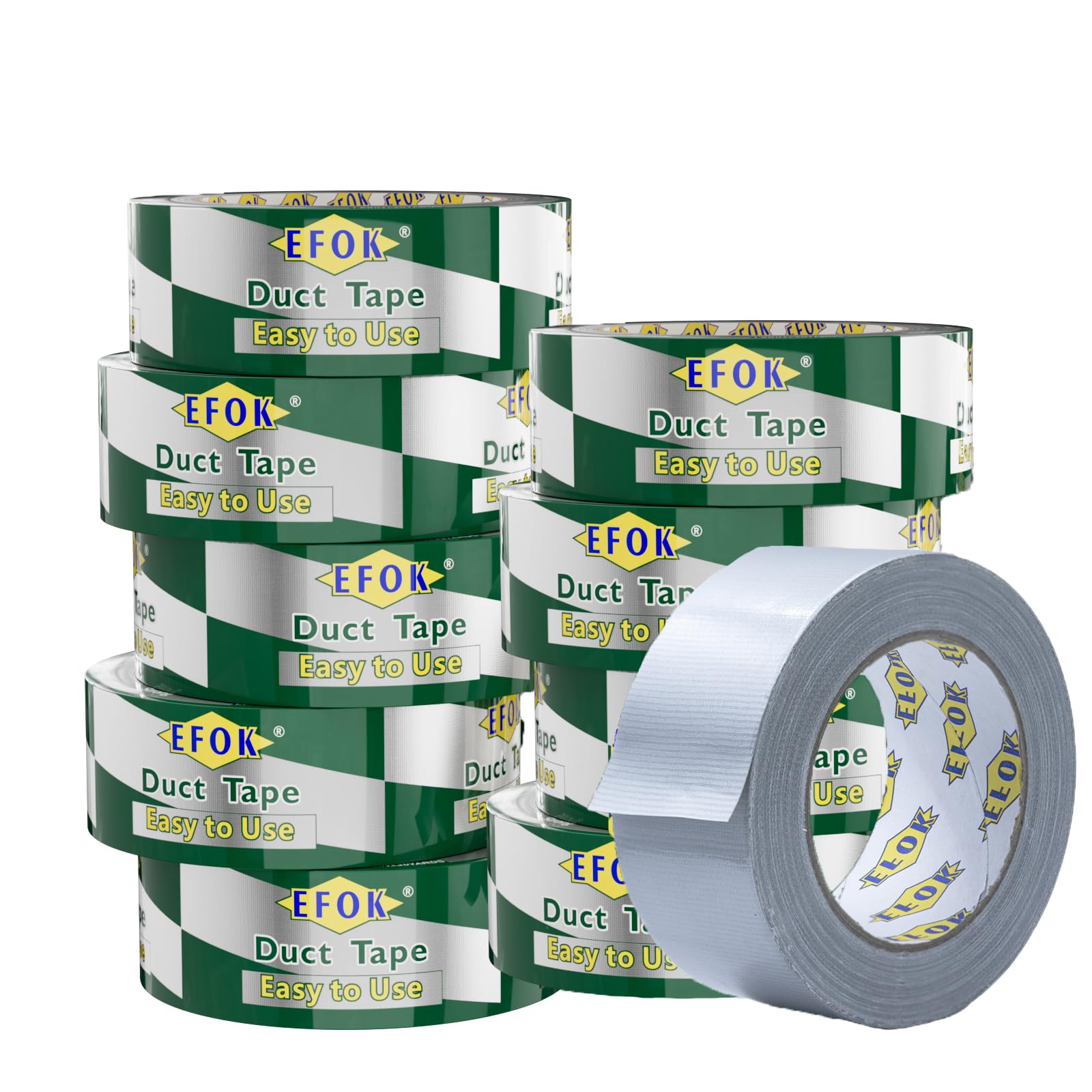 Photo 1 of 10 Pack Duct Tape Heavy Duty Waterproof, Sliver Duct Tape Bulk 1.88 Inch X 90 Ft, Strong Adhesive for Indoor Outdoor Tear By Hand
