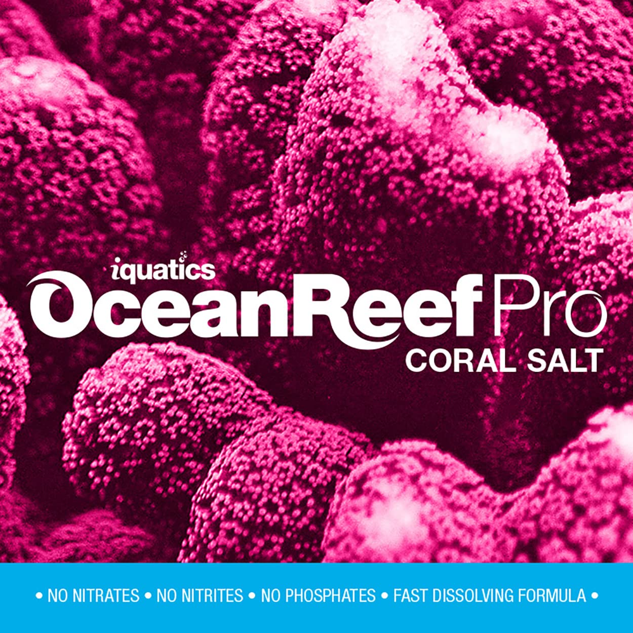 iQuatics Ocean Reef Pro Coral Salt – 10KG Refill | Advanced Synthetic Formula | Fast-Dissolving, Residue-Free | Perfect Element Balance for Reef Aquariums | Enhances Coral Growth & Vibrancy
