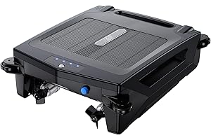 Solar Pool Skimmer Robot Cleaner: USECARA Automatic Solar Pool Skimmer Robot Pool Cleaner Robot Pool Robot Pool Net Skimmer with Pool Skimmer Basket Automatic Obstacle Avoidance Dual Charging Options