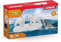 Schleich Wild Life 4pc. Polar Playground with Polar