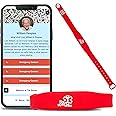 Medical Alert Bracelet, NO SUBSCRIPTION Medical ID Smart Bracelets for Women & Men, FREE Editable Digital Profile, Silicone and Waterproof, No charging or batteries