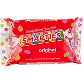 Smarties Candy Bulk Rolls Original Flavor, Gluten &amp; Vegan Free, Classic Sweetness from Family Owned Company Since 1949, Peanut &amp; Dairy Free, Perfect Halloween, 16 oz Bag