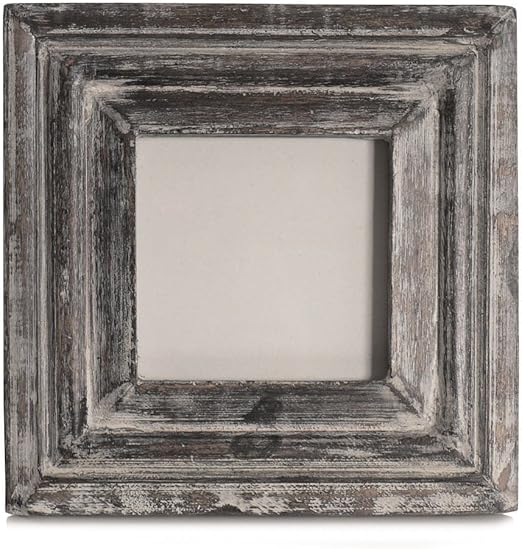 Bilderrahmen Fotorahmen Holz Natur Grau Quadratisch Light Living Amazon De Kuche Haushalt