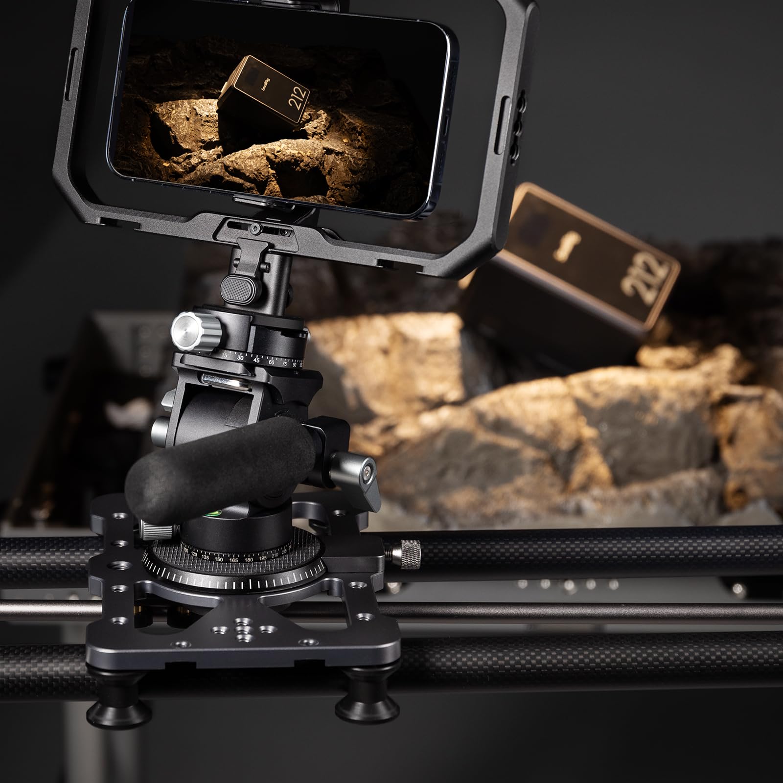 SmallRig Quick Release Adapter for SmallRig Quick-Release Mobile Phone Cage Series, for Tripods, Gimbal Stabilizers, Sliders, and Other Equipment with Tripod Heads for Arca-Swiss - 4609