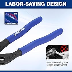 WORKPRO 10-Inch Pliers Wrench, CR-V Construction