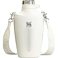 Stanley Cross Bottle 23 oz | Travel Water Bottle with Jacquard Strap | Leakproof Tritan Lid with Removable Straw | Insulated Stainless Steel | BPA-Free | Cream