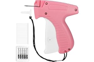 Tagging Gun for Clothing【Not a Stitch Gun】, Retail Hang Tag Gun for Clothes Labeler，Price Tag Attacher Gun Kit with 6 Needles