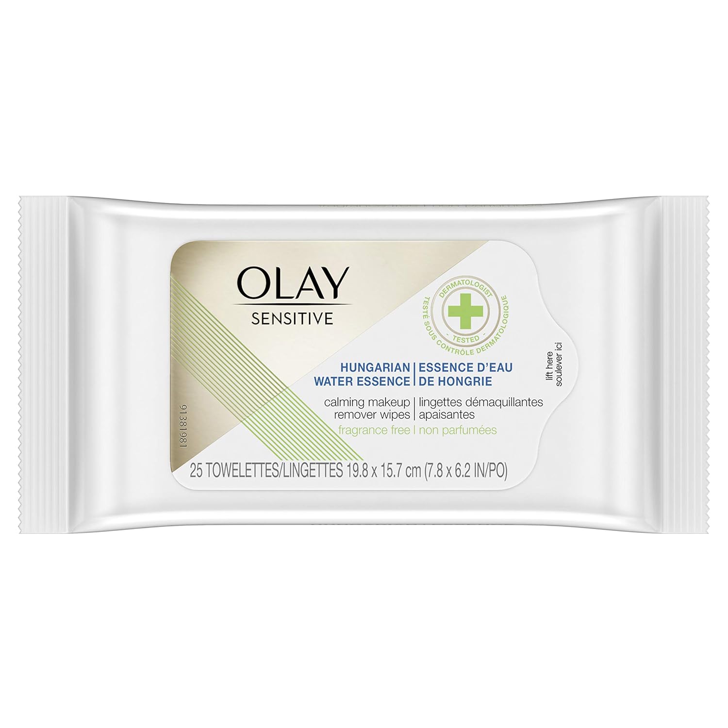 Olay Sensitive Hungarian Water Essence Calming Makeup Remover Wipes - 25ct, 25count