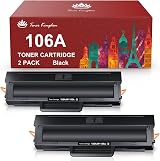 Toner Kingdom 106A Black Toner Cartridge for HP Laser 107 135 137 Series W1106A