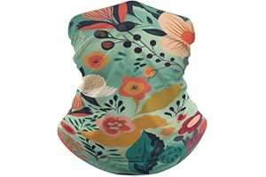 Balaclava Face Mask Breathable Summer Cooling Colorful Floral Neck Gaiter Upf 50+ UV Face Cover for Sun Protection Ski Mask f