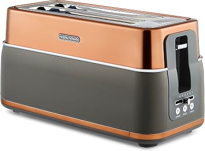 Morphy Richards Signature Opulent 4 Slice Toaster Copper 1800W 2 Slots