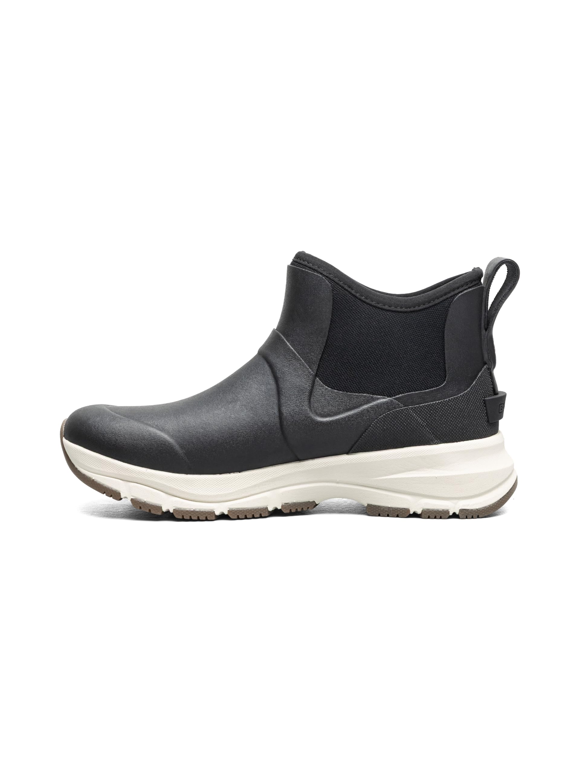 Bogs Footwear Spruce Chelsea Women’s Waterproof Rain Boots, Black, 7 M