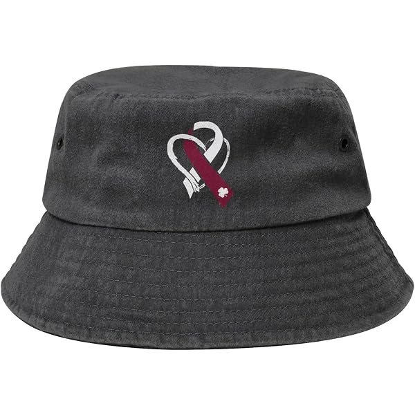 National Cancer Survivor Day Denim Bucket Hat Jean Bucket Hat | Denim Bucket Hat for Women main image 3