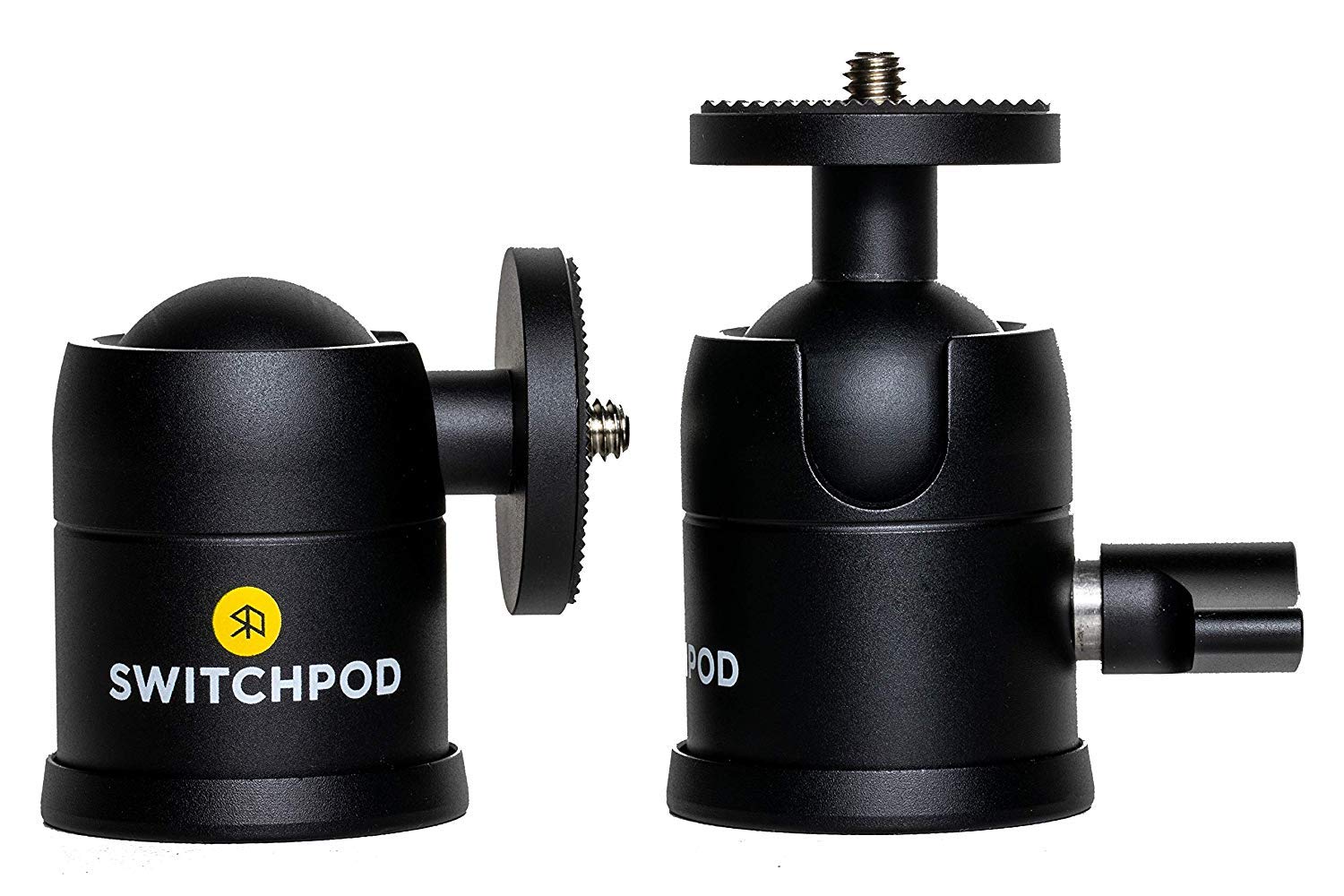 SwitchPod Ball Head Aluminum Mount 360 Degree Rotating with 90 Degree Portrait Tilt for DSLR Camera or Phone Adapterโฆ