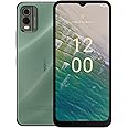 Nokia C32 | Android 13 | 3-Day Battery | Dual SIM | 50MP Dual Camera | 4/128GB | 6.5-Inch Screen | Unlocked GSM Smartphone | Not Compatible with Verizon or AT&T | Autumn Green
