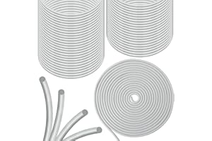 DeeXymbius Backer Rod Foam Rubber Rope Caulk Saver Gap and Crack Filler for Concrete Cement Wall Expansion Joint Filler Weather Strip Seal Rod for Gaps and Joints(Gray, 1/4 Inch x 10 Ft)