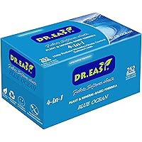 DR.EASY BLUE OCEAN Dryer Sheets Plant Based Formula 252 Ct Fabric Softener sheets for Laundry Essential Oil Scented No Dyes R