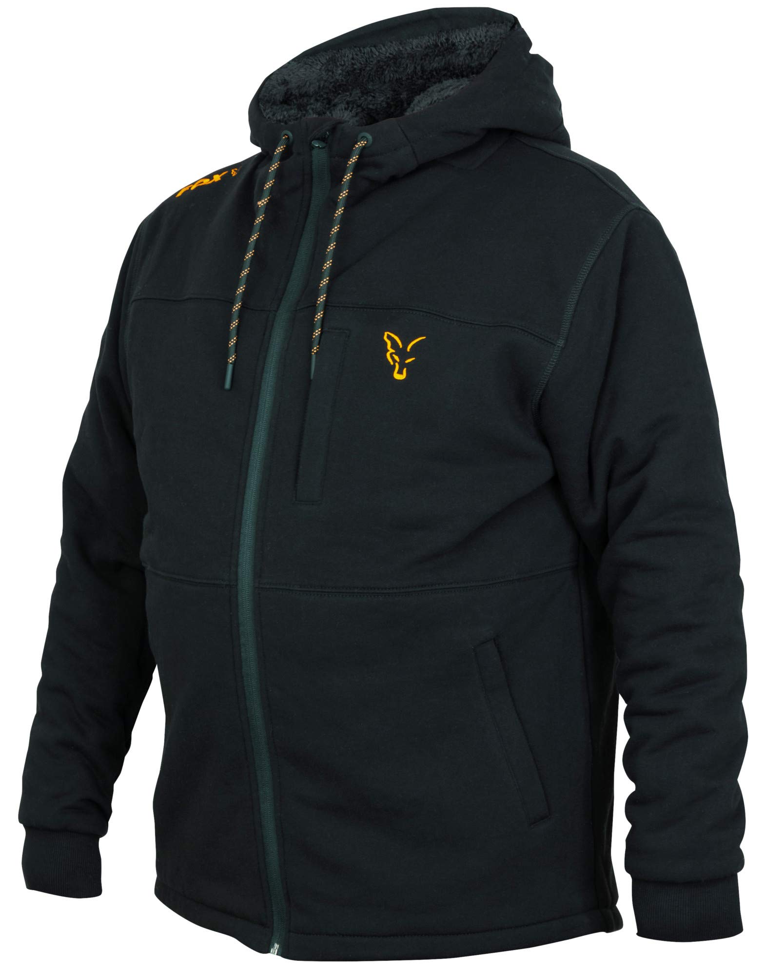 Fox Sherpa Hoody Black Orange Medium
