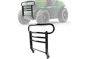 ECOTRIC Brush Guard Bumper Bar Compatible with John Deere X300 X500 Series X380 X384 X390 X394 X570 X580 X584 X590 Replacement for Part Number BM23057