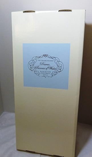 diana princess of wales porcelain portrait doll