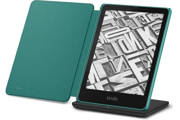 Amazon Kindle Paperwhite Bundle: Includes, Amazon Kindle Paperwhite Signature Edition 32GB | Jade, Fabric Cover| Jade & Wireless Charging Dock
