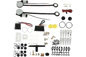 Power Window Conversion Kit,12V Power Window Lift Regulator Conversion Kit Electric Power Window Roll Up Conversion Kit with 